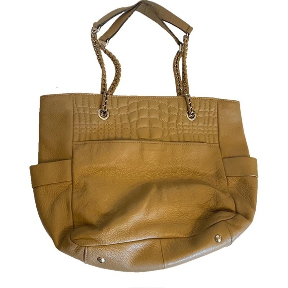Aimee Kestenberg Tan Brown Pebbled Leather Purse Handbag - Picture 1 of 16